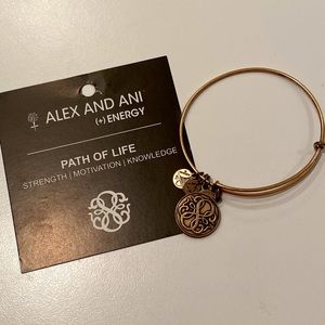 Alex and Ani Gold Path of Life Bangle